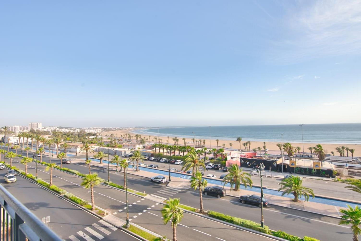 Luxury Seafront Apartment 101Sqm With Wi-Fi And Parking Агадир Екстериор снимка