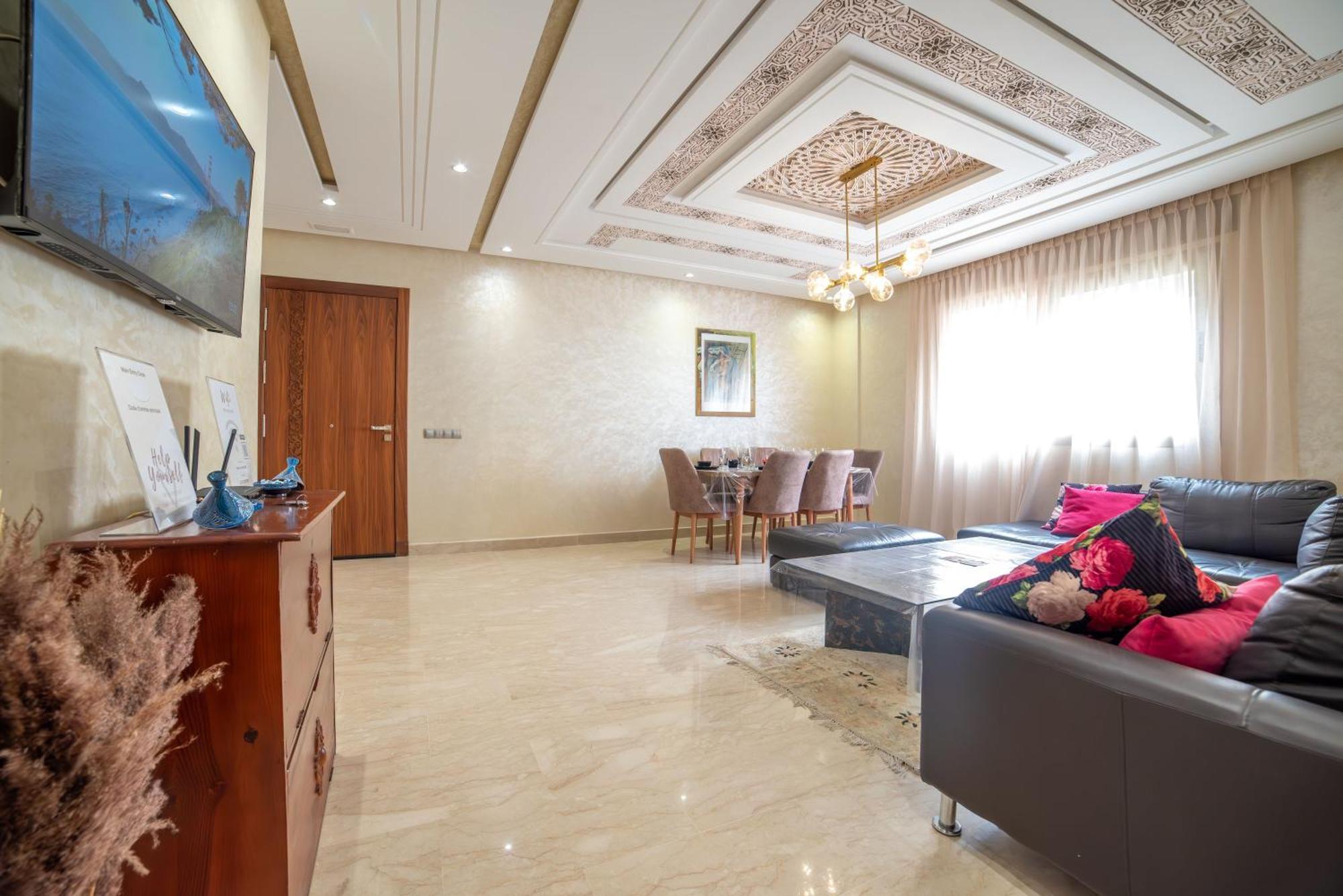 Luxury Seafront Apartment 101Sqm With Wi-Fi And Parking Агадир Екстериор снимка